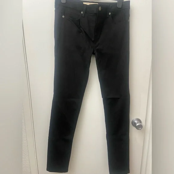 NWT Burberry Brit slim skinny black denim
